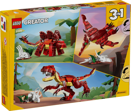 Ferocious Dinosaur 3-in-1 - LEGO Creator (283 pcs)