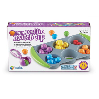 Mini Muffin Match Up Math Activity Set
