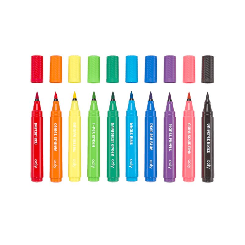 Big Bright Brush 10 Marker Set