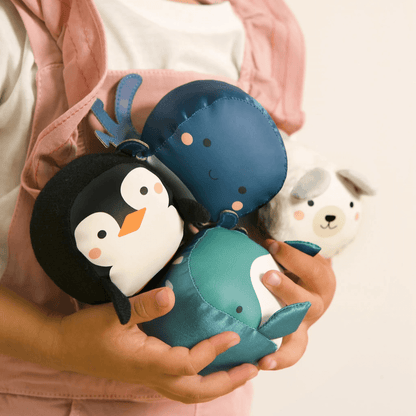 Doodballs 4-Ball Plush Set - Ocean