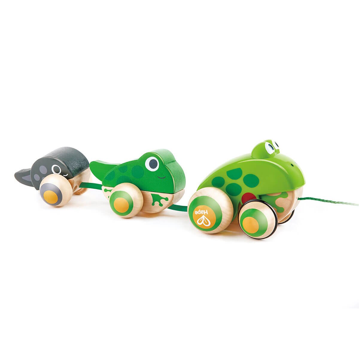 Pull-Along Frog Family