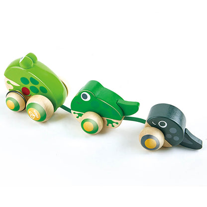 Pull-Along Frog Family