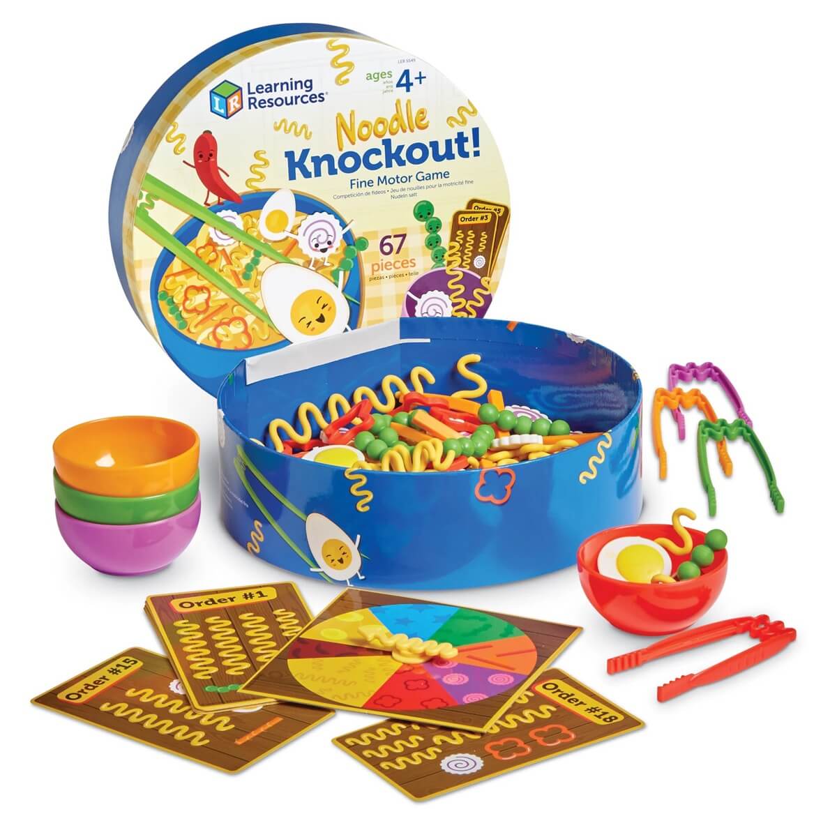 Ramen Noodle Knockout Fine Motor Game