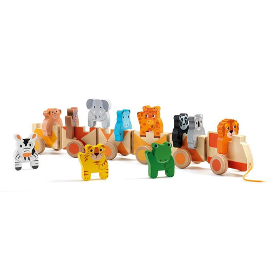 Pull-Along Toy - Jungle Trainimo