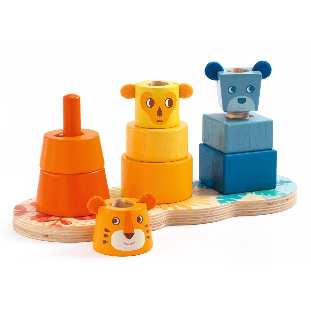 3-Way Wooden Stacking Toy