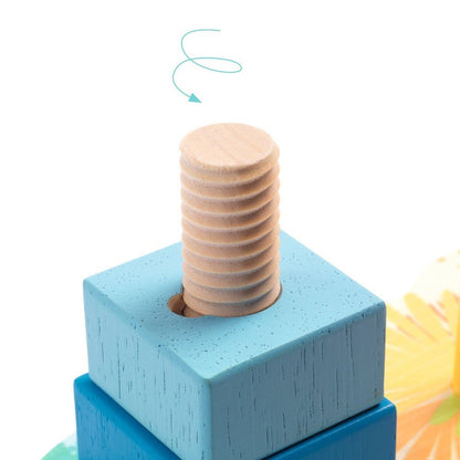 3-Way Wooden Stacking Toy