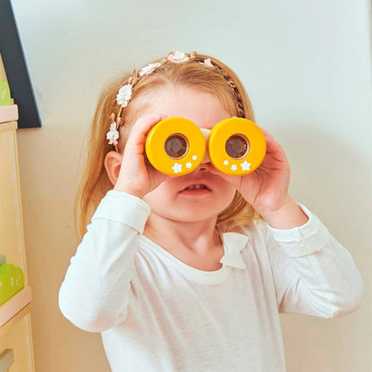 Wooden Kaleidoscope Binoculars