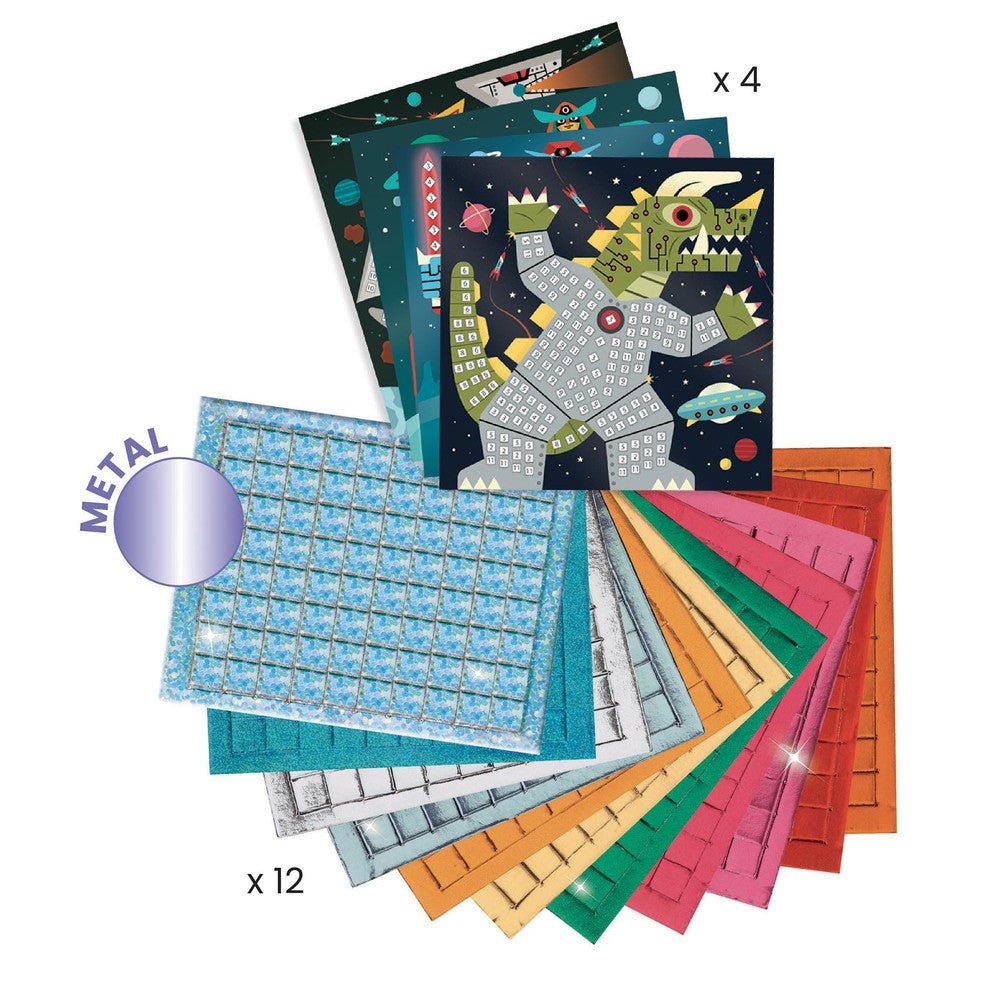 Space Battle Mosaic Kit - Create Your Own Intergalactic Battles