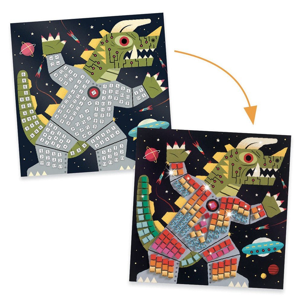 Space Battle Mosaic Kit - Create Your Own Intergalactic Battles