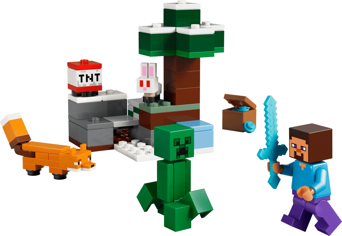 LEGO Minecraft Steve's Taiga Adventure - Building Set 6+
