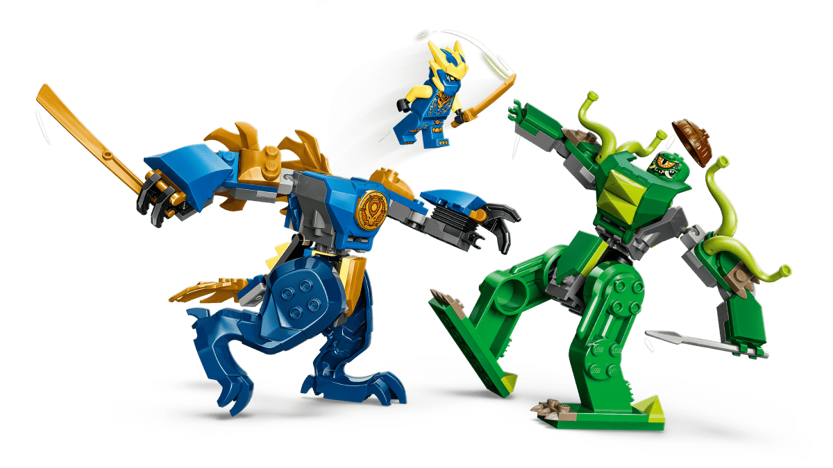 LEGO NINJAGO Jay's Dragon Robot Battle - Ninja Building Set 4+