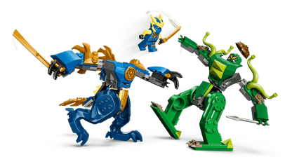 LEGO NINJAGO Jay's Dragon Robot Battle - Ninja Building Set 4+