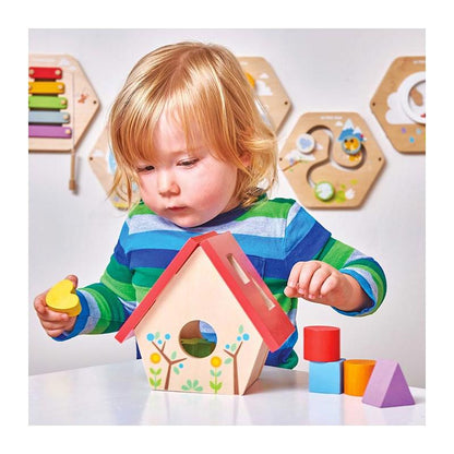 My Little Shape-Sorting Birdhouse