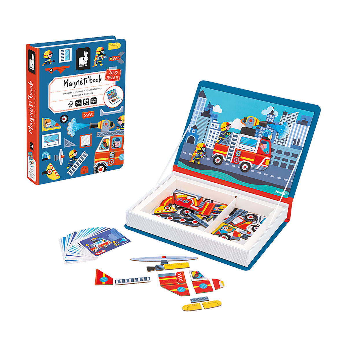 Magnetibook Firefighters - Interactive Educational Game for Little Ones