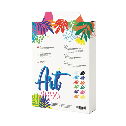 Brush-Tip Acrylic Markers - Set of 12 DeSerres