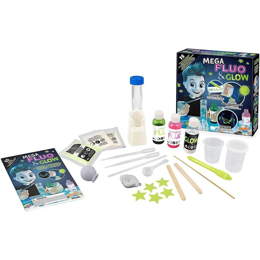 Mega Fluo & Glow - 15 Glow-in-the-Dark Creations