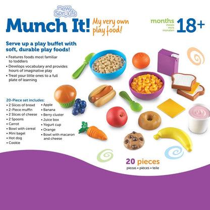 New Sprouts - Munch It Play Food Set (20 pcs)
