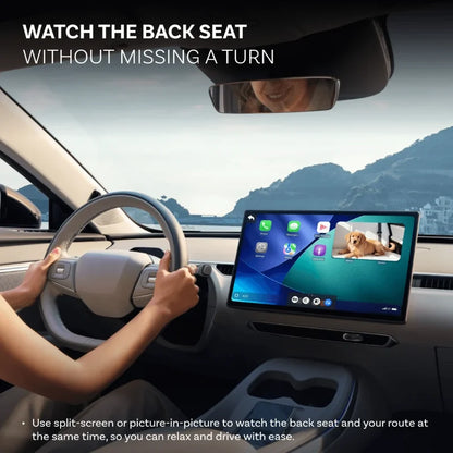 Rear Seat Camera + Wireless CarPlay Adapter