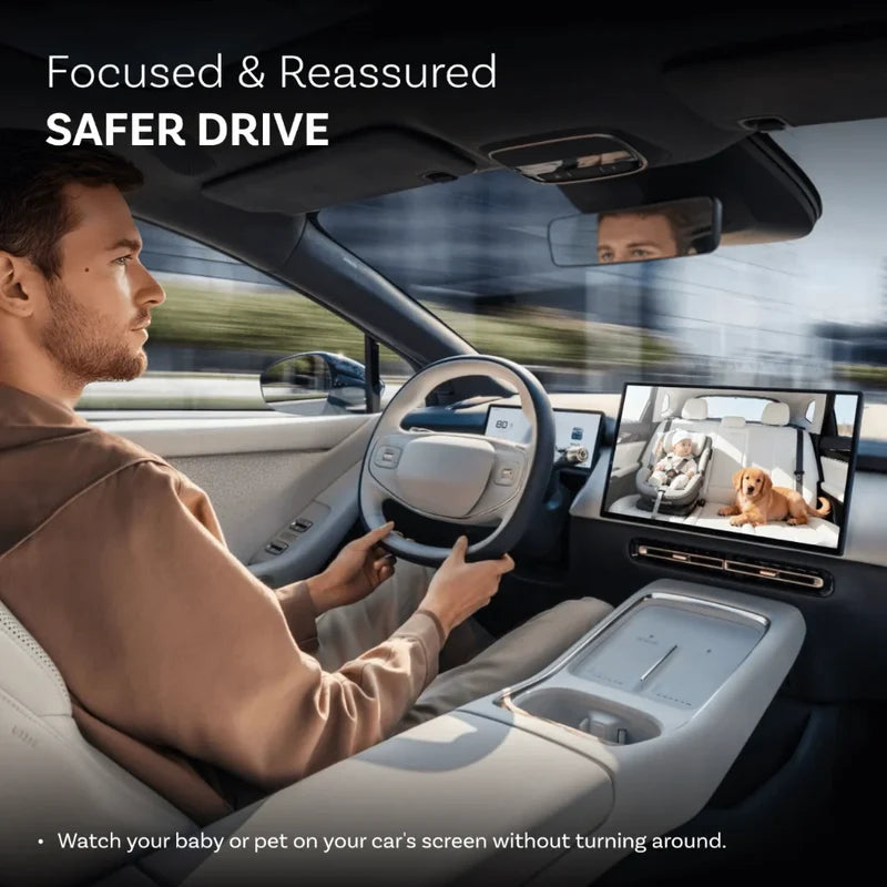 Rear Seat Camera + Wireless CarPlay Adapter