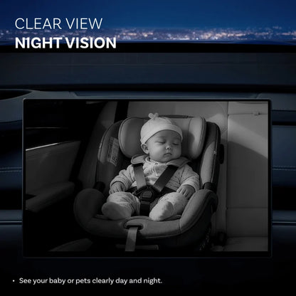 Rear Seat Camera + Wireless CarPlay Adapter