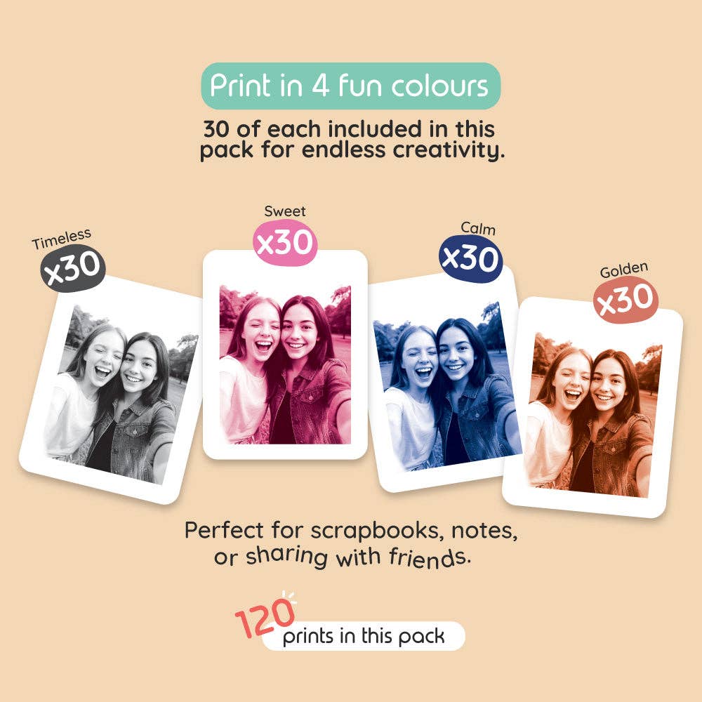 120-Print Pack for P2 Camera - Kiimento