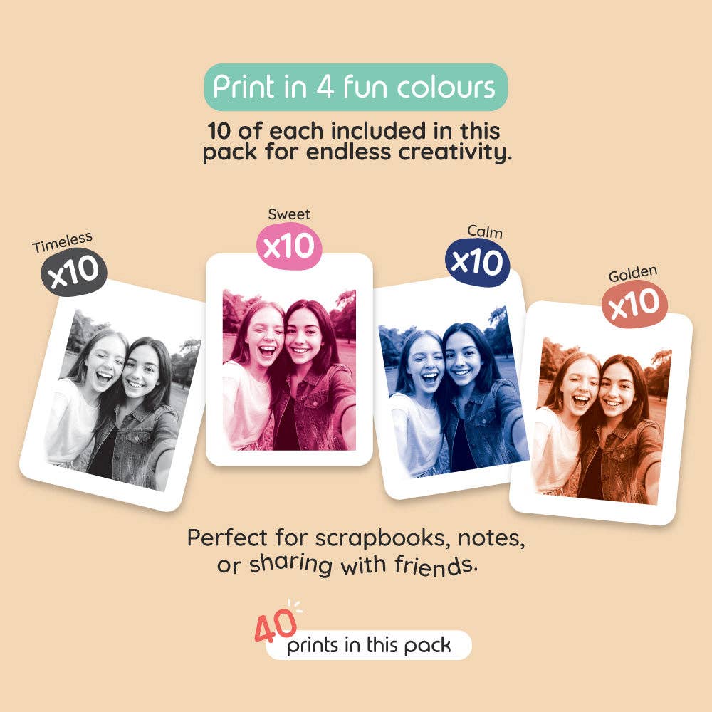 40-Print Pack for P2 Camera - Kiimento