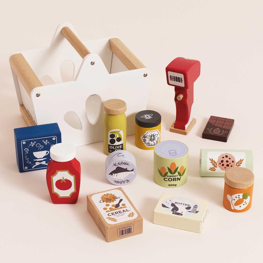 Honeybake Complete Grocery Basket and Scanner