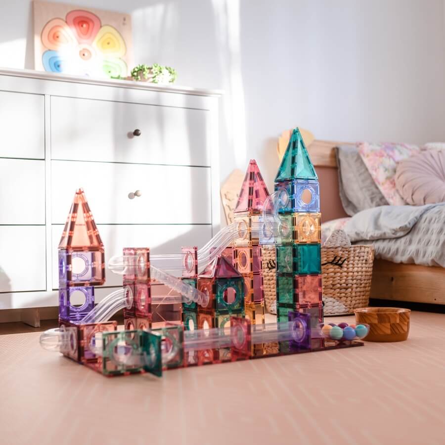 Connetix Pastel Ball Run (106 pcs)
