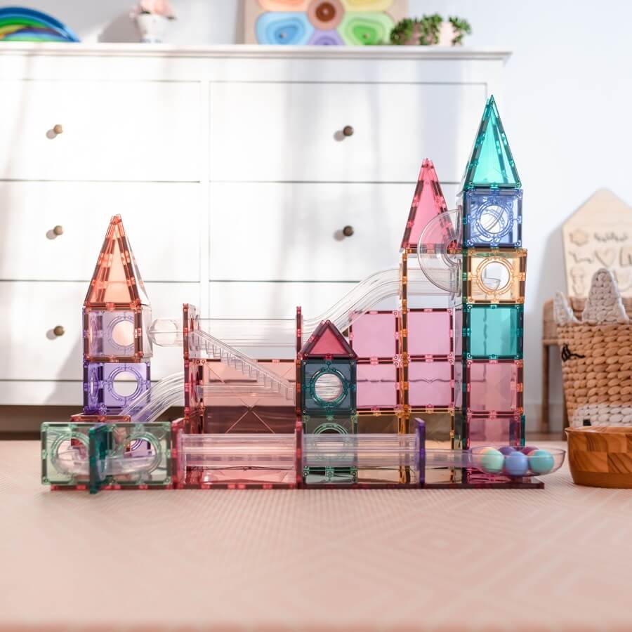 Connetix Pastel Ball Run (106 pcs)