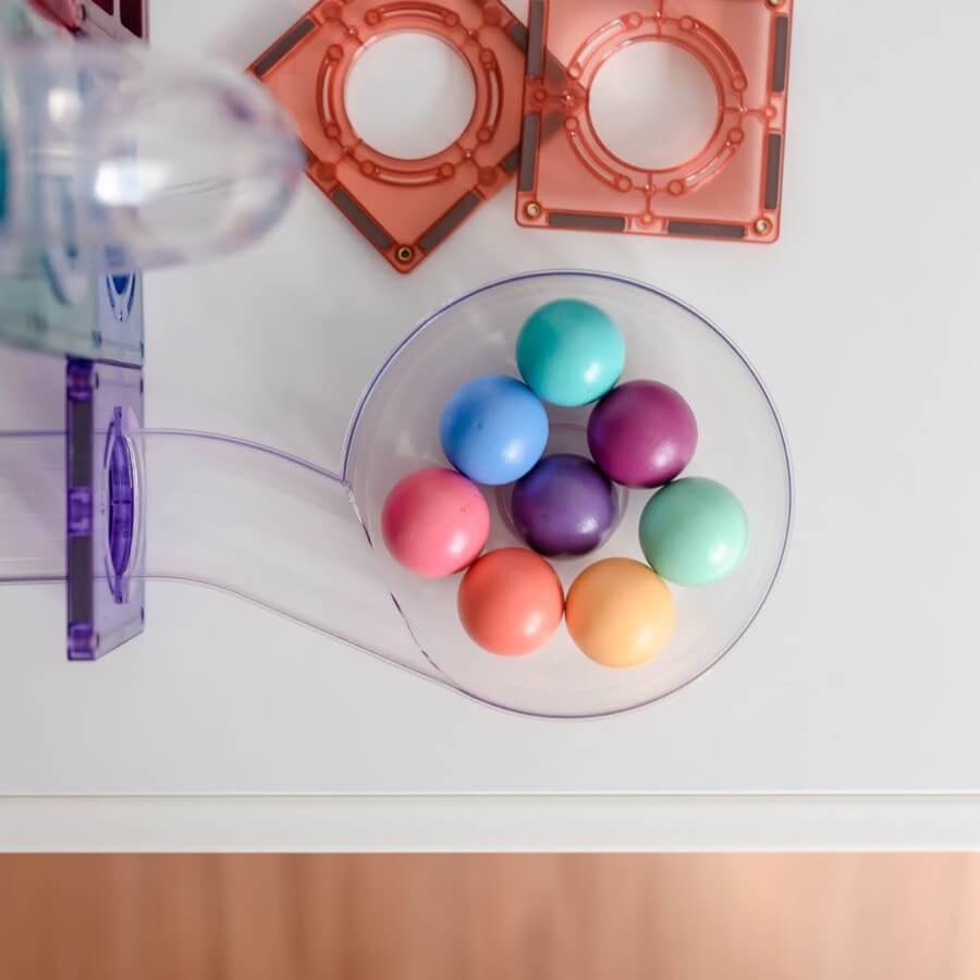 Connetix Pastel Ball Run (106 pcs)