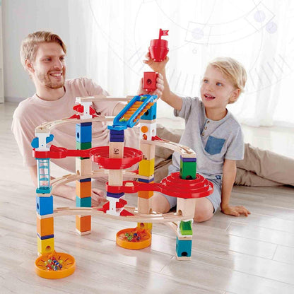 Quadrilla Super Spirals Marble Run (129 pcs)