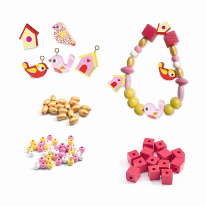 Wooden Beads - Birds (450 pcs)