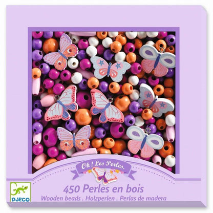 Wooden Beads - Butterflies (450 pcs)