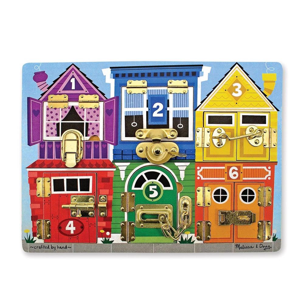 Board with Lockable Doors