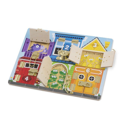 Board with Lockable Doors