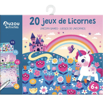 Unicorn 20 Games & Activities Pouch