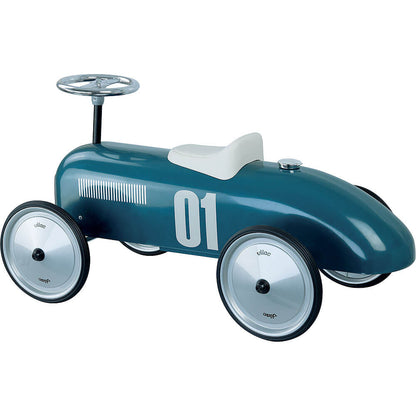 Vintage Ride-On Car - Petrol Blue