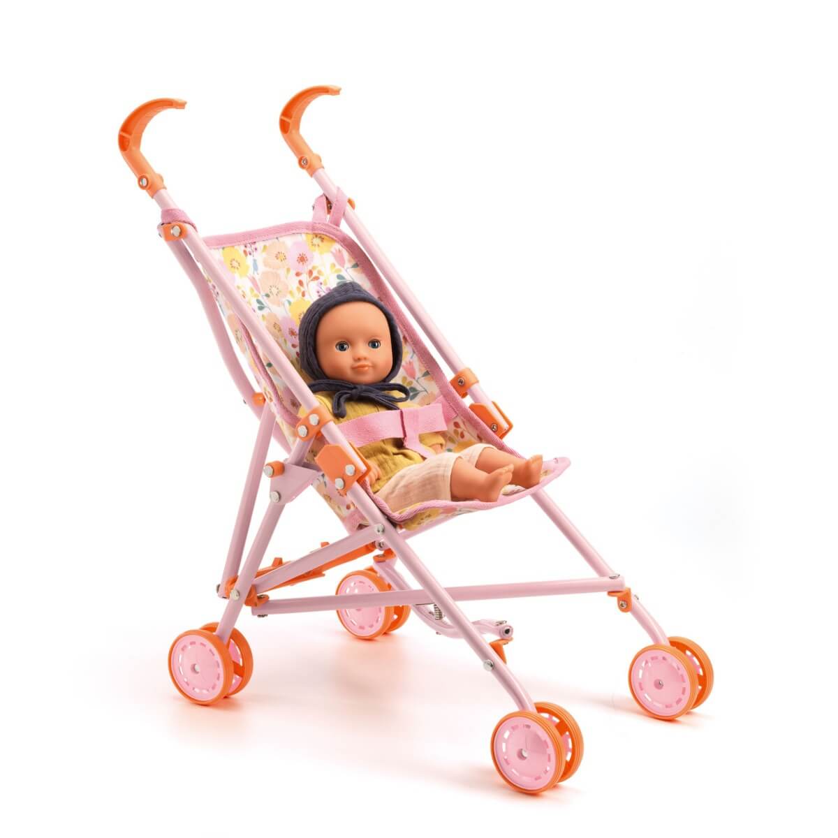 Pomea Flowers Doll Stroller (54 cm)