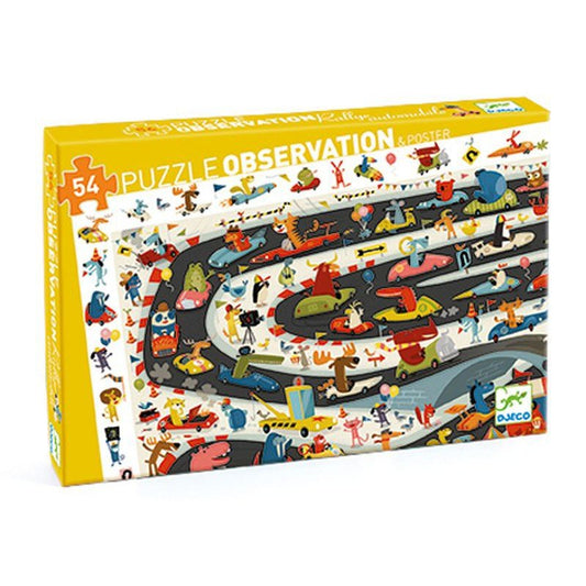 Observation Puzzle - Car Rally (54 pcs)