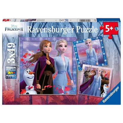 Frozen Puzzle - The Journey Begins (3 x 49 pcs)