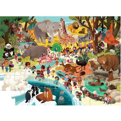Puzzle - Day at the Zoo (48 pcs)