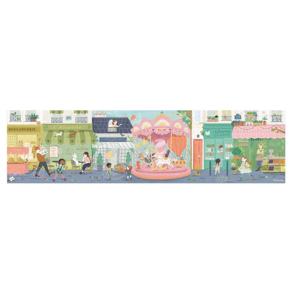 Panoramic Puzzle - 10 Rue des Lilas Paris (350 pcs)