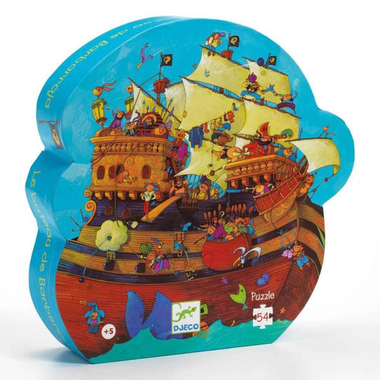 Silhouette Puzzle - Redbeard's Pirate Ship (54 pcs)