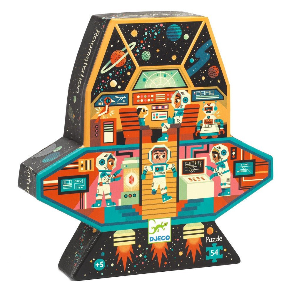 Silhouette Puzzle - Space Station (54 pcs)