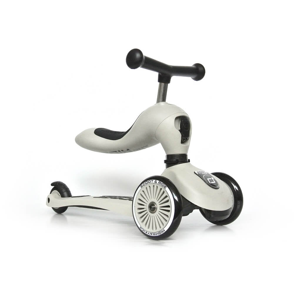 2-in-1 Highwaykick 1 Scooter - Ash