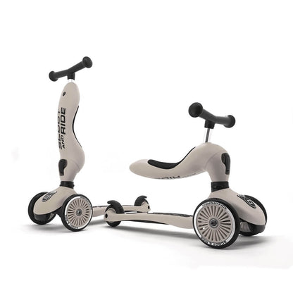 2-in-1 Highwaykick 1 Scooter - Ash