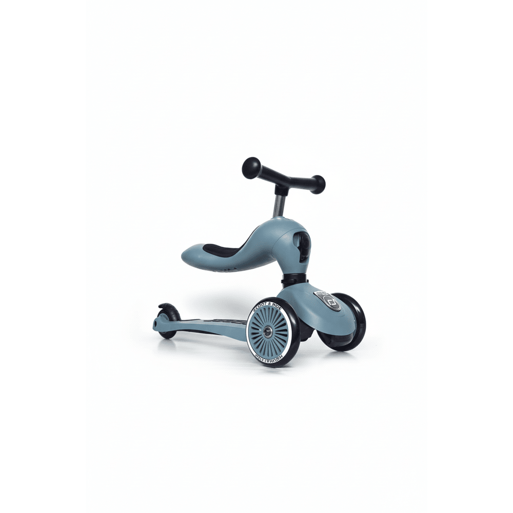 2-in-1 Highwaykick 1 Scooter - Steel Blue