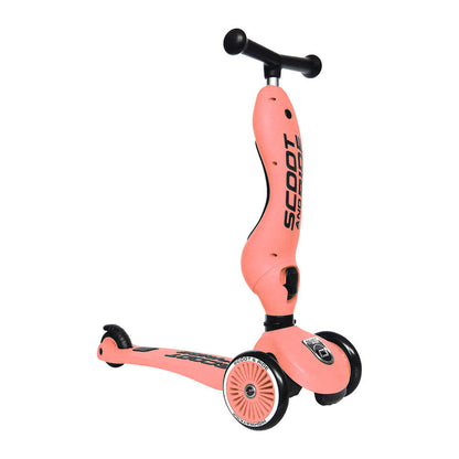2-in-1 Highwaykick 1 Scooter - Peach