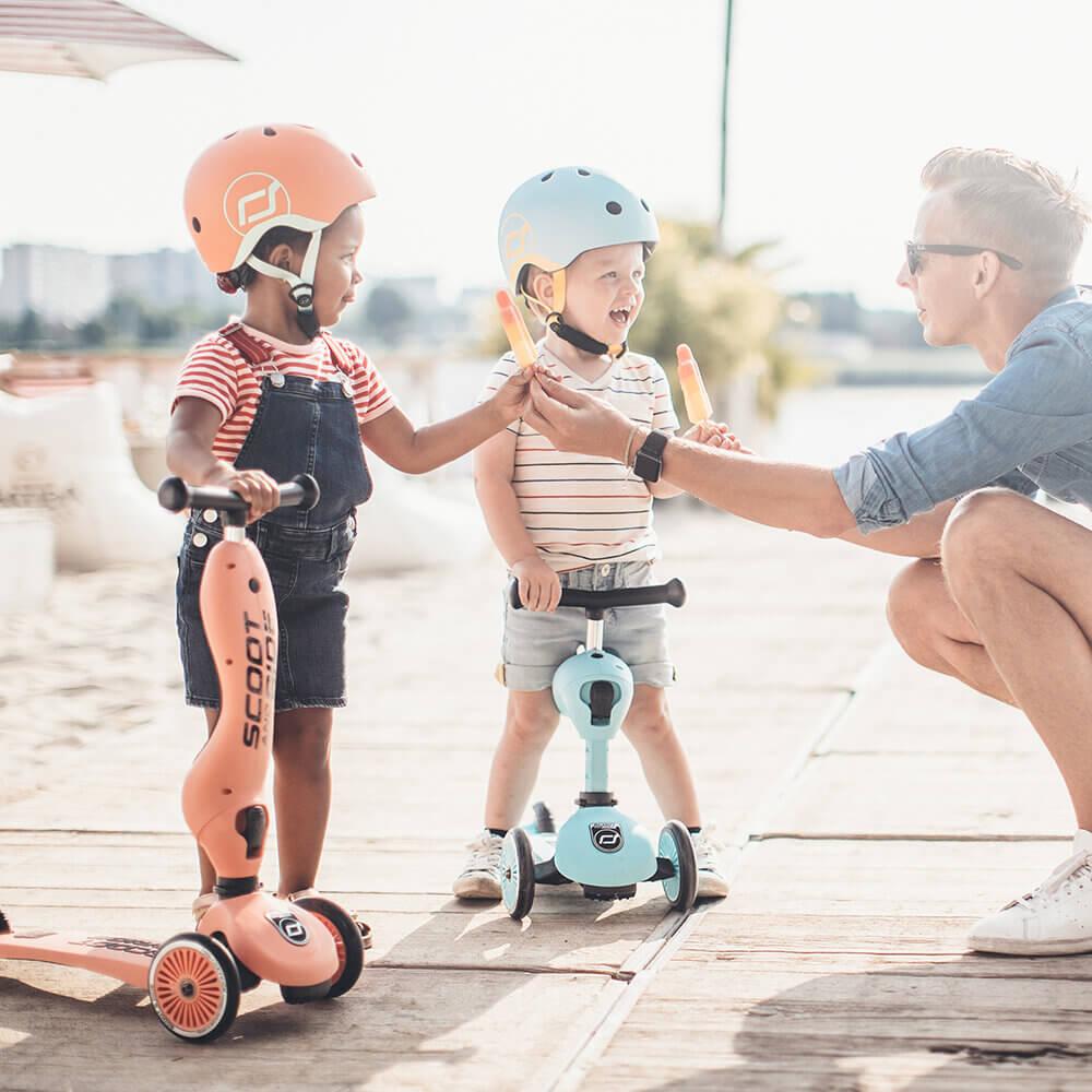 2-in-1 Highwaykick 1 Scooter - Peach