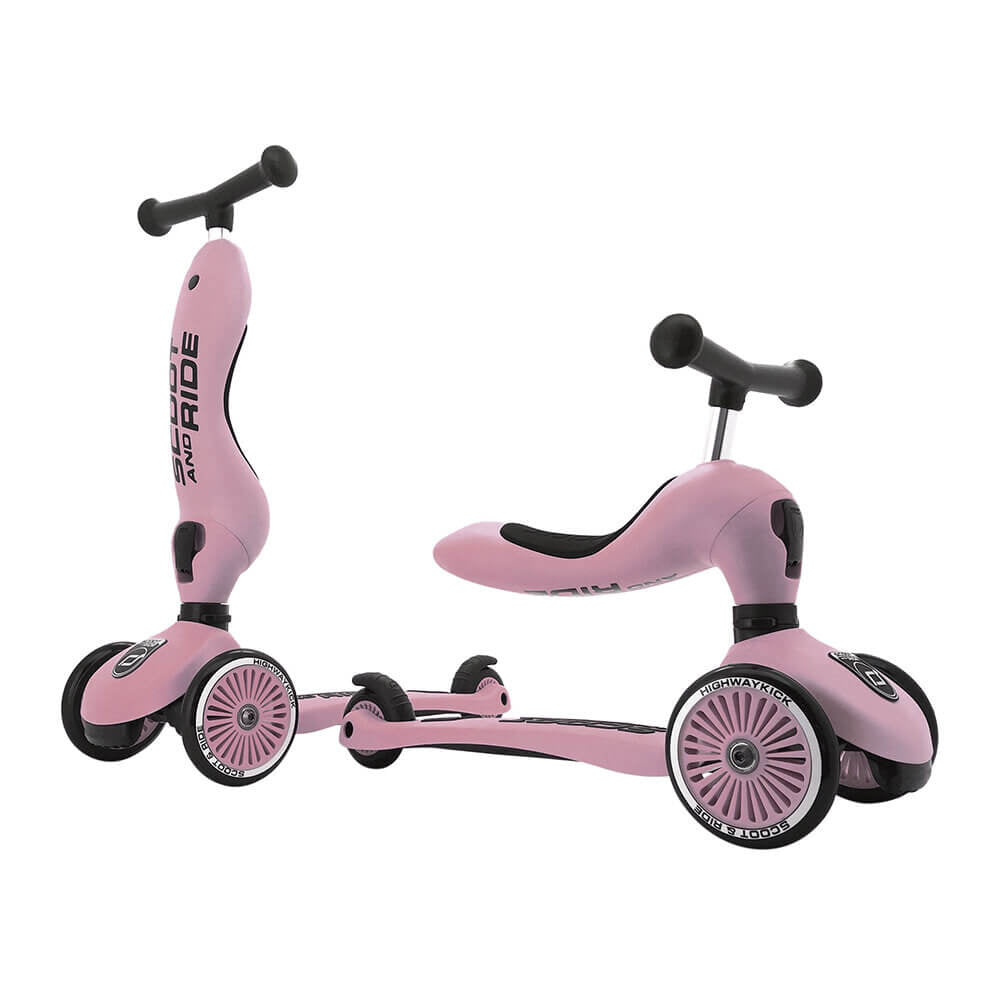 2-in-1 Highwaykick 1 Scooter - Pink
